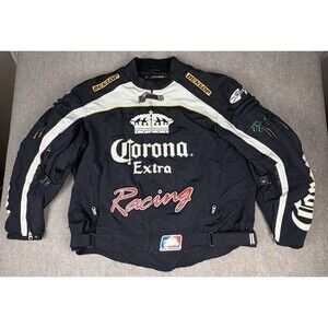 Corona Extra Racing Men RARE Joe Rocket Moto Motorcycle Jacket Size 2XL
